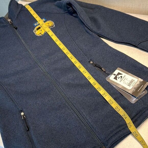 NEW Storm Creek Sweater Fleece Jacket Planters Peanuts NUTMobile Sz S Style 4625 - Picture 14 of 15